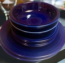 Cobalt blue fiesta dish ware 8pc
