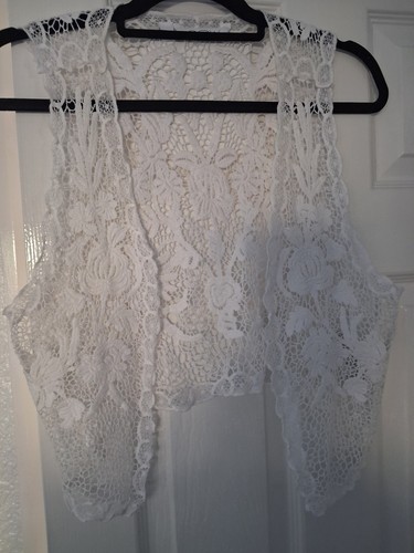 Very pretty lace waistcoat - pretty,