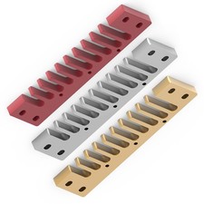 Aluminum Alloy Comb Harmonica Part For Marine Band Crossover / Deluxe