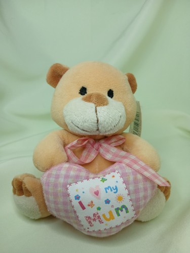 Pms heart mum plush bear - 5",