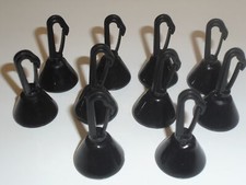 Carp Fishing back leads. Secure Clip, coated, 20gram or 30 gram ( 1oz ).  Black.