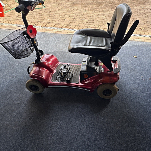 Red black electric wheel - electric, 4-wheel
