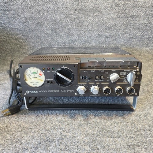 Rare vtg uher 4000 - rare, report