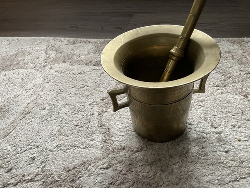 Bronze mortar - bronze,
