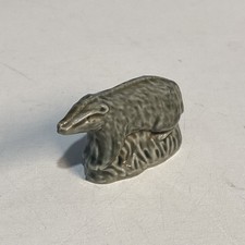 Vintage Wade Whimsie BADGER
