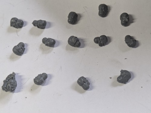 Navy breacher 40k heads - 13,