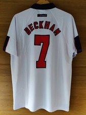 England 1998 Home #7 Beckham L