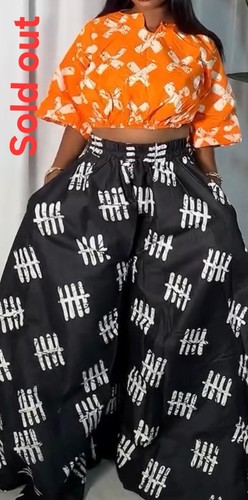 African print flared - flared, &