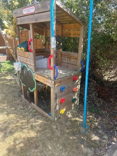 Kids climbing frame outdoor - climbing,
