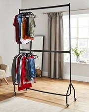 Clothes rail two tier - clothes,