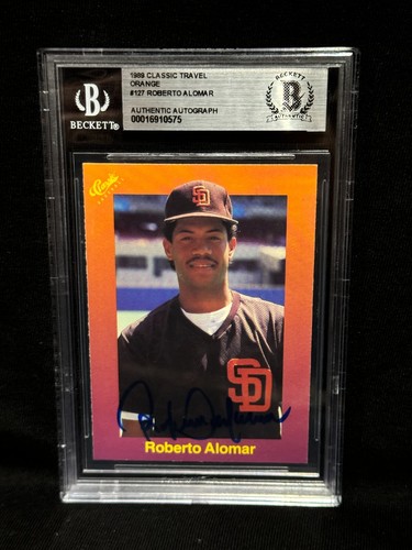 Roberto alomar padres signed - alomar,