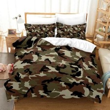 Bed Set Combat Army Camouflage