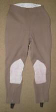 Vintage Ladies Taupe Riding Elephant Ear Jodhpurs Hebden Cord Co. Ltd. 28" Waist