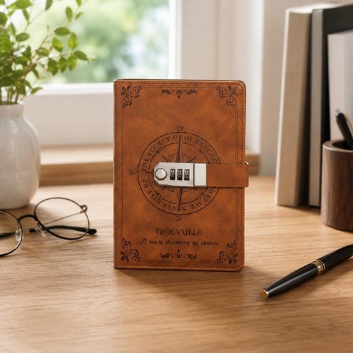 Retro passcode notebook - retro,