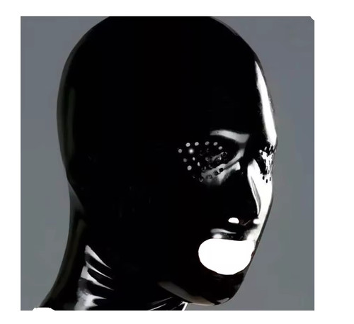 Unisex black latex - unisex,