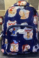 Cath Kidston Navy Kids Large Paddington Party Backpack. Unisex School Bag. BNWT