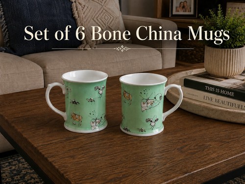 Set bone china tankard - set, of