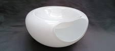 Eva Solo Smiley Art Glass Two Bowls In One Opal/White Brand New Denmark Tools