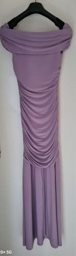 Quiz lilac bardot drop waist