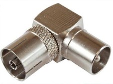 RIGHT ANGLE TV AERIAL PLUG