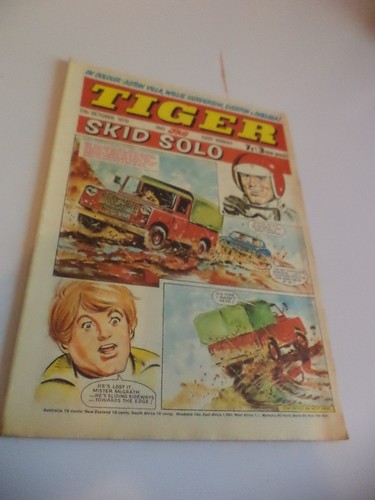 Tiger and jag - comic, old