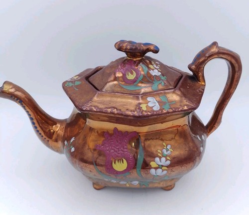 Antique copper lustre hand - antique,