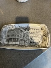 Vintage 60s Melamine Tray. Stone Street Cranbrook Kent. Made by Thetford England