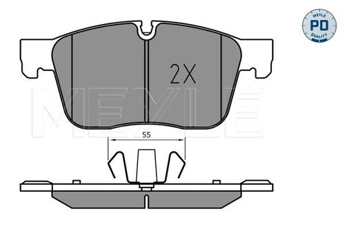 Original meyle brake pad set - brake,