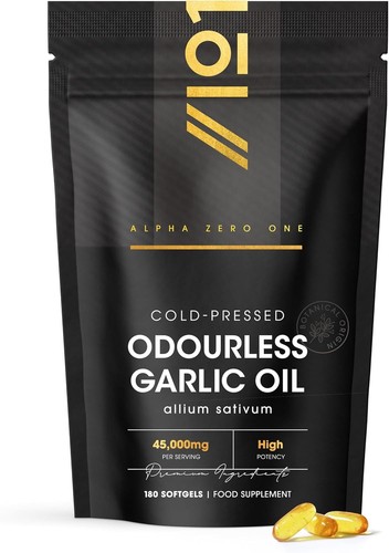 Odourless garlic oil pearls - garlic,