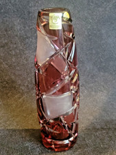 Caesar Crystal Bohemiae Hand-Cut Czech Lead Crystal Vase - H: 20 cm.