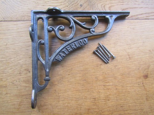 Iron shelf bracket cast - shelf,