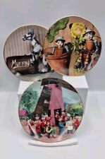 Golden Age Of Childrens Television Danbury Mint Porcelain Collectors Plates X3