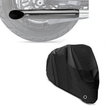 Set of rear silencer + cover