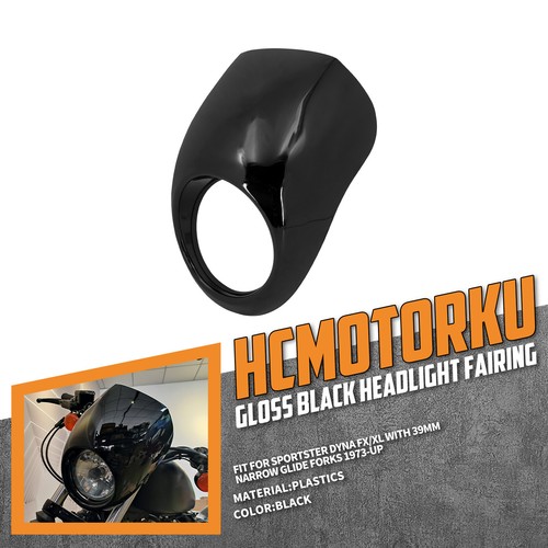 Front gloss black headlight - front,