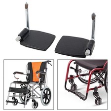 Universal Wheelchair Footrest easy to Plastic with Pole