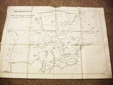 Railway history map plan