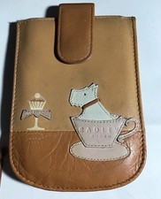 Radley Women's Key/Coin Purse Tan/Brown & 1 New Radley Dog Charm