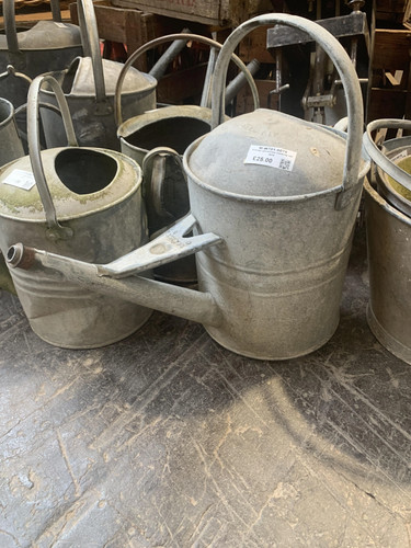 Vintage galvanised watering - vintage,