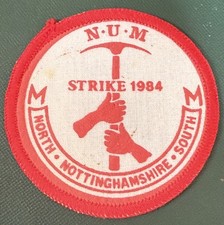 Nottinghamshire National Union of Mineworkers  1984 Strike Trade Union Badge