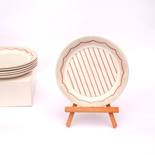 6 x EIT Vintage Plates Pink