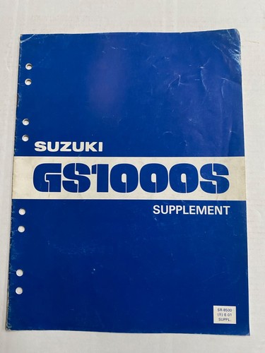 Genuine suzuki gs1000s 1979 - genuine,