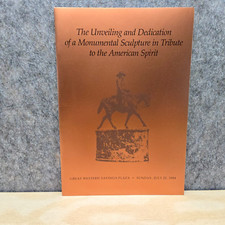 1984 The Horseman John Wayne Sculpture Brochure – Reagan Message, Harry Jackson