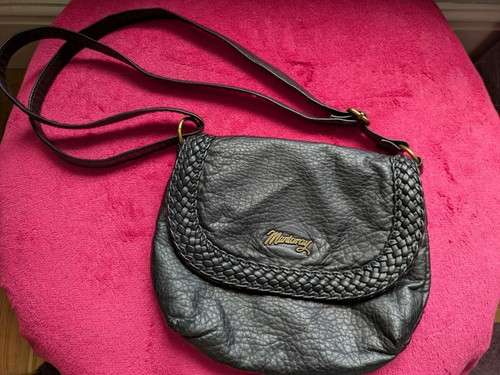 Mantaray black faux leather - faux,