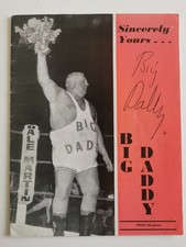 UK Wrestling SIGNED Big Daddy Souvenir Special 16pgs (1980) Superb!