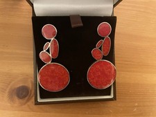 Sterling Silver Red Coral