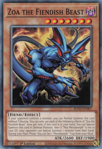 Yugioh rota en007 zoa - yugioh, the
