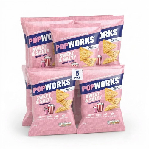 Popworks sweet salty popped - &,