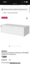 IKEA Brimnes White Day-bed