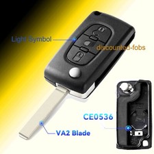 3 Button Remote Flip Key Case
