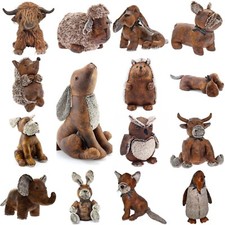 Brown Faux Leather Fur Animal